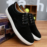 Men's Fashion Trendy Lace Up Flat Suede Shoes