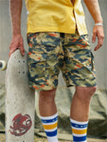 Men's Relaxed Fit Camouflage Cargo Shorts