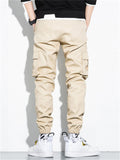 Men's Fashionable Plus Size Cargo Pants with Multi Pockets