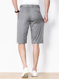 Men's Office Wear Summer Formal Straight Leg Shorts