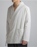 Oriental Style Long Sleeves Linen Shirt for Men