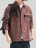 Fashion Japanese Style High Street Button Up Jacket for Men