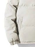 Men's Comfort Zip-up Fleece Down Jacket with Hood