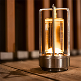 Portable Table Lamp USB Rechargeable Wireless Atmosphere Lamp Crystal Lantern