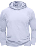 Long Sleeve Clothing Holiday Plain Hoodies for Men