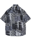 Trendy Summer Half Sleeve Cuban Aloha Shirt for Male