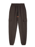 Trendy Extra Loose Multi-Pocket Drawstring Pants for Men