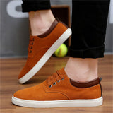 Men's Fashion Trendy Lace Up Flat Suede Shoes