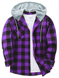 Spring Autumn Men's Trendy Plaid Hoodies