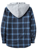 Spring Autumn Men's Trendy Plaid Hoodies