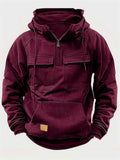 Men's Leisure Warm Plush Lining Hoodies