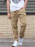 Leisure Cozy Plus Size Men's Multi-pocket Cargo Pants