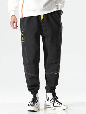 Oversized Spring Fall Streetwear Long Jeans For Men