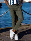 Male Casual Business Loose Elastic All-match Trousers