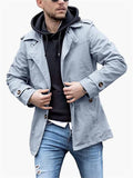 Men's Spring Autumn Relaxed Windbreaker Coats