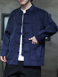 Men's Retro Chinese Casual Corduroy Jacket