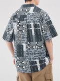 Trendy Summer Half Sleeve Cuban Aloha Shirt for Male