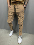 Death Skull Hip-Hop Slim Fit Drawstring Pants