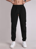 Trendy Extra Loose Multi-Pocket Drawstring Pants for Men