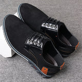 Leisure Round Toe Lace Up Anti Slip Cozy Male Shoes