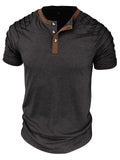 Summer Cotton Blend Sports Cozy Breathable Shirt for Men