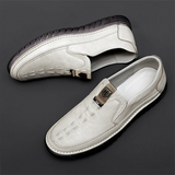 Men's Slip On Crocodile Pattern Walking Flats