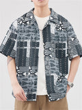 Trendy Summer Half Sleeve Cuban Aloha Shirt for Male