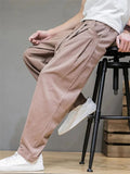 Men Elastic Waist Casual Loose Pants