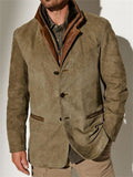 Men's British Style Vintage Slim Fit Windproof Jackets