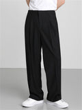 Fashion Loose Straight Wide Leg Dress Pants for Men