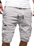 Men's Sports Fitness Multi Pockets Summer Loose Shorts