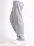 Men's Homewear Casual Stretchy Straight-Leg Pants