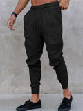 Hip-hop Multi-pocket Drawstring Sports Pants for Men