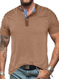 Summer Cotton Blend Sports Cozy Breathable Shirt for Men