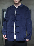 Men's Retro Chinese Casual Corduroy Jacket