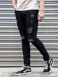 Men's Trendy Ripped Holes Skinny Jeans