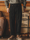 Male Comfort Straight Leg High-rise Relaxed Trousers