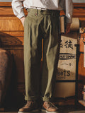 Male Comfort Straight Leg High-rise Relaxed Trousers