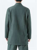 Men's Chinese Style Linen Cotton Knot Button Jacket