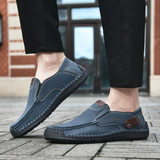 Men's Fashion Slip On Handmade Leather Flats