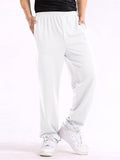 Men's Homewear Casual Stretchy Straight-Leg Pants