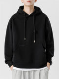 Men's Letter Embroidery Relaxed Hoodies with Pocket