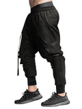 Men's Casual Pure Color Drawstring Ankle-Tied Sport Pants