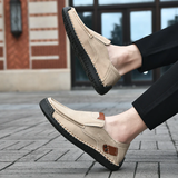 Men's Fashion Slip On Handmade Leather Flats