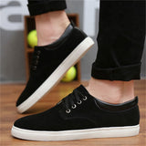 Men's Fashion Trendy Lace Up Flat Suede Shoes