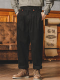 Male Comfort Straight Leg High-rise Relaxed Trousers