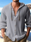 Men's Casual Hooded T-shirts Daily Beach Holiday Clothing Apparel