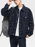 Men's Fashion Asian Style Casual Loose Denim Jacket