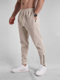 Men's Thickened Warm Cotton Sport Pants for Winter