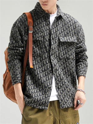 Fashion Japanese Style High Street Button Up Jacket for Men